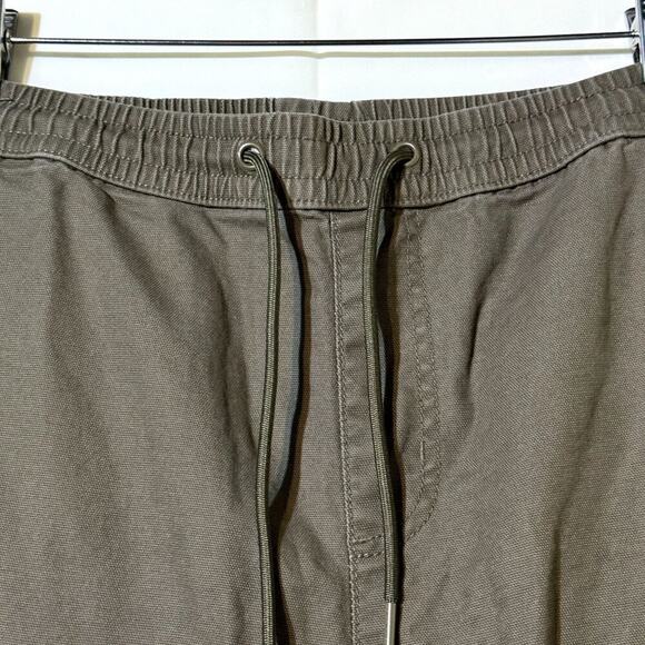 Goodfellow Men's Olive Green Cargo Pants Tie Elastic Waist XS - Picture 6 of 12